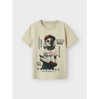 Short sleeve t-shirt with animal print NAME IT