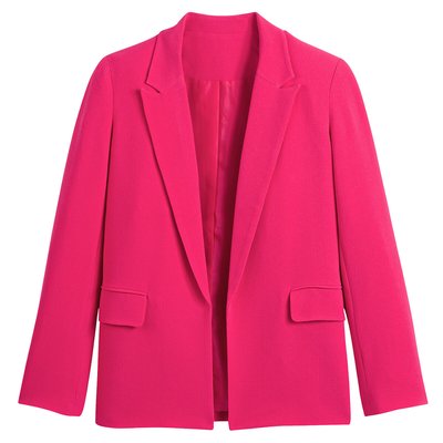 Blazer ample, sans boutonnage, en crêpe LA REDOUTE COLLECTIONS