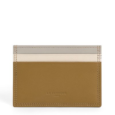Porte cartes en cuir lisse MARTIN LE TANNEUR