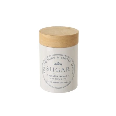 Pot à Sucre en Céramique Blanche Pure Living WADIGA