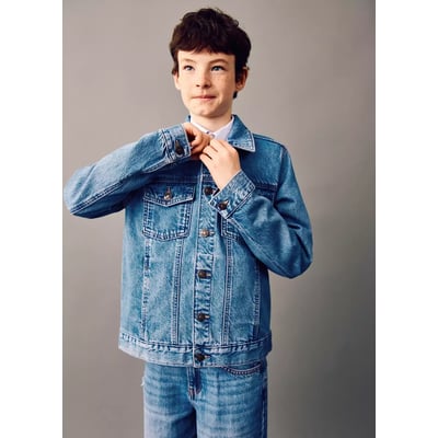 Blouson en jean MANGO KIDS