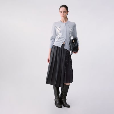 Cardigan en laine avec Argyle LIU JO