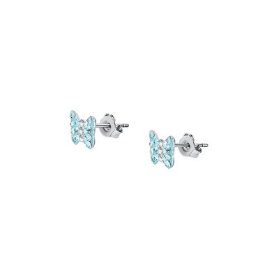 Boucles d'oreilles en argent 925 et cristal CLEOR
