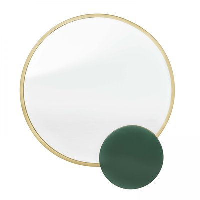 Miroir avec rond en céramique OVIALA