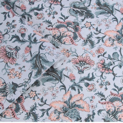 Papier peint Fleurs Portia Slate LAURA ASHLEY