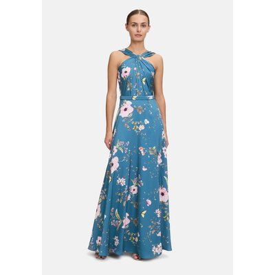 Robe de soirée à imprimé à fleurs VERA MONT