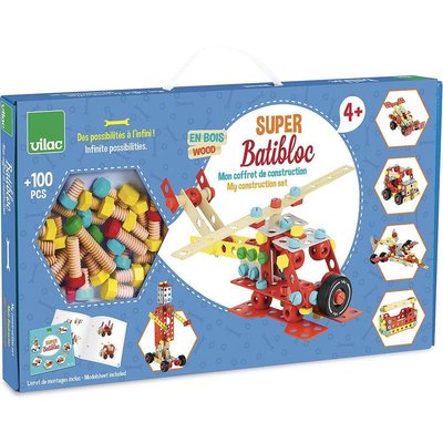 Coffret de construction Super Batibloc VILAC