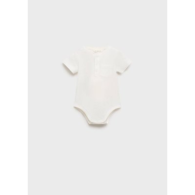 Body coton col mao MANGO BABY