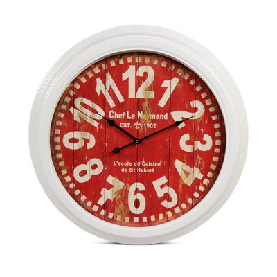 Horloge ancienne murale chef le normand DECORATION D’AUTREFOIS