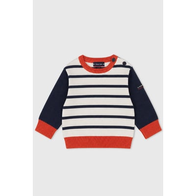 Pull marin Baby - coton et laine ARMOR-LUX