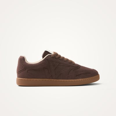Baskets monogramme à lacets avec semelle retro AURA Bubble VANESSA WU