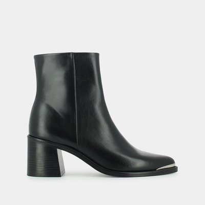 Botas pontiagudas, em pele, Delo JONAK