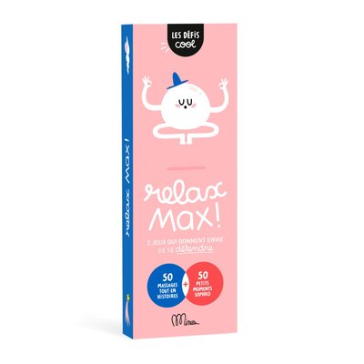 Jeu de carte défis cool - Relax Max ! MINUS EDITIONS