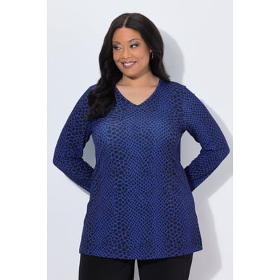 T-shirt long motif peau de serpent ULLA POPKEN