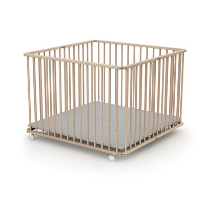 Parc bébé pliant en bois WEBABY