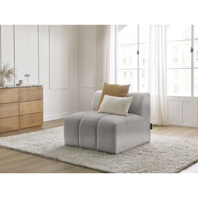 Chauffeuse pour canapé modulable 1 place(s) en tissu bouclette, ANNECY BOBOCHIC