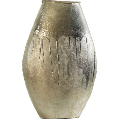 Vase décoratif en aluminium champagne élégant pour salon RECOLLECTION
