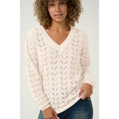 Pullover tricoté CRHami CREAM