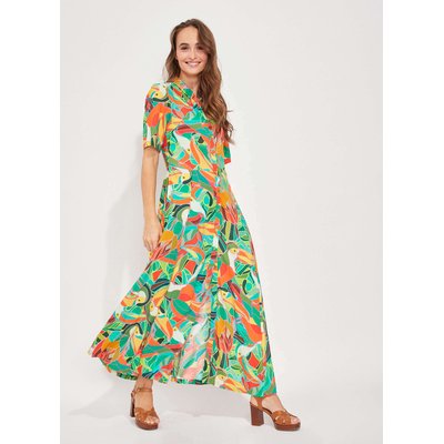 Robe chemise imprimée midi fluide Ecovero GUAPA LA FIANCÉE