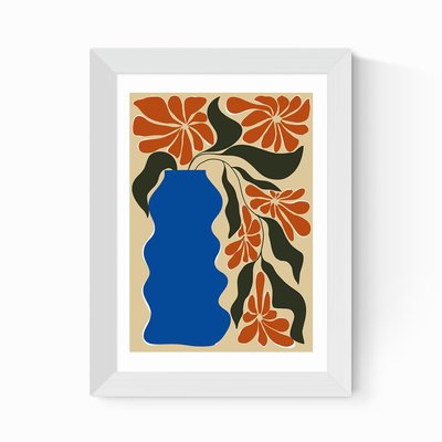 Tropical Flower Pot Print EAST END PRINTS