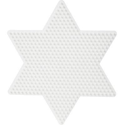 Plaque grande étoile perles plastique Midi HAMA