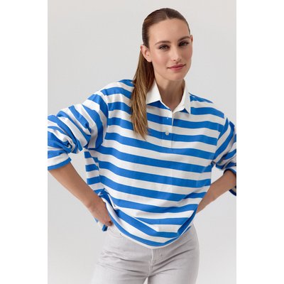 Polo rayé noir et blanc CEANE ARTLOVE
