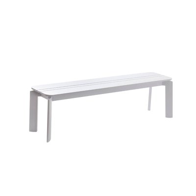 Banc en aluminium blanc  APOLLON MADE IN MEUBLES 