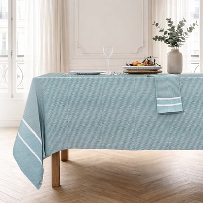Nappe + 8 serviettes coton SIENNA FEBRONIE