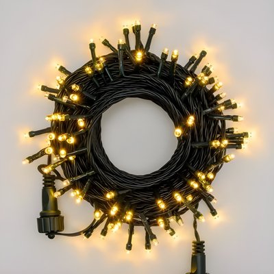 Guirlande led secteur et solaire 10m blanc chaud animé MILLUMINE