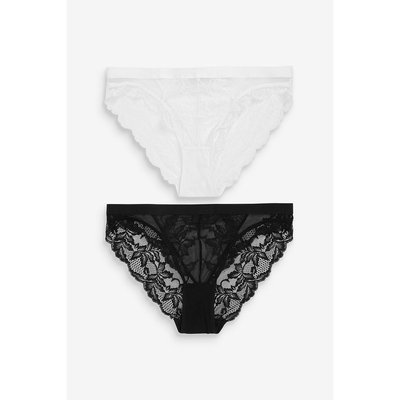 Culottes en -échancrure haute, lot de 2 NEXT
