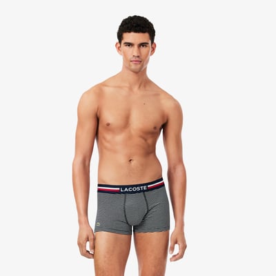 Lot de 3 boxers courts coton stretch LACOSTE