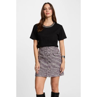T-shirt manches courtes bijoux MORGAN