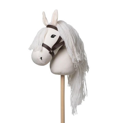 Tête de cheval blanc à chevaucher BYASTRUP