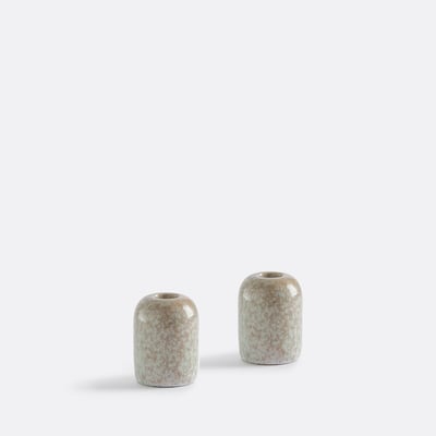 Reactive Enamel Candle Holders, Set of 2, Alta LA REDOUTE INTERIEURS