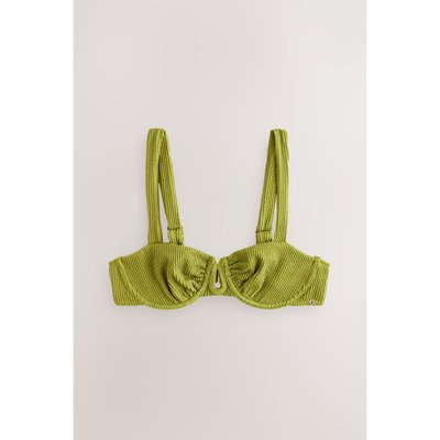 Haut de bikini froissé non rembourré NEXT