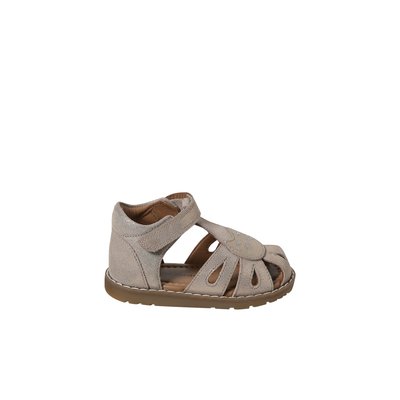 Sandales scratchées fermées cuir VERTBAUDET