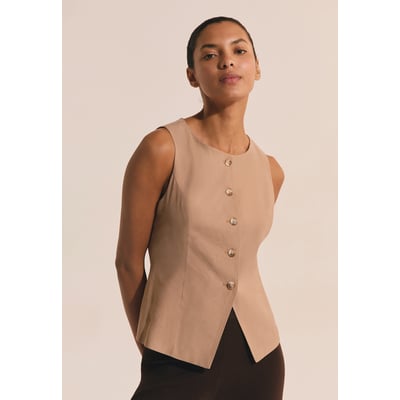 Top sans manches avec boutons HEALING ETAM
