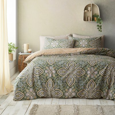 Alba Geo Reversible Duvet Cover Set PINEAPPLE ELEPHANT