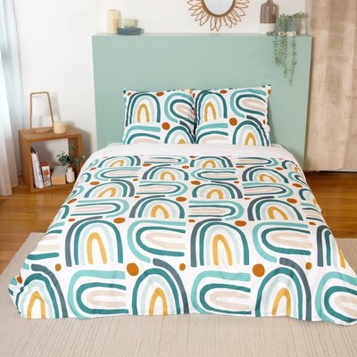 Housse de couette  Arc en ciel  microfibre DECORATIE