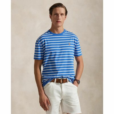 T-shirt col rond rayé en jersey POLO RALPH LAUREN