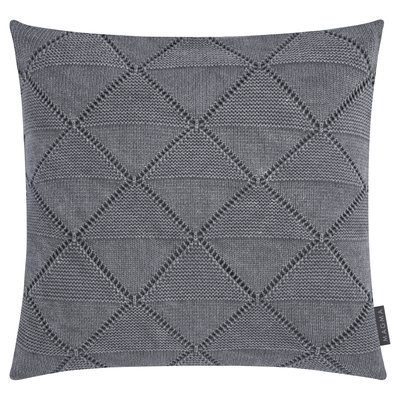 Housse de coussin jacquard 100% coton effet tricot PURL MAGMA HEIMTEX