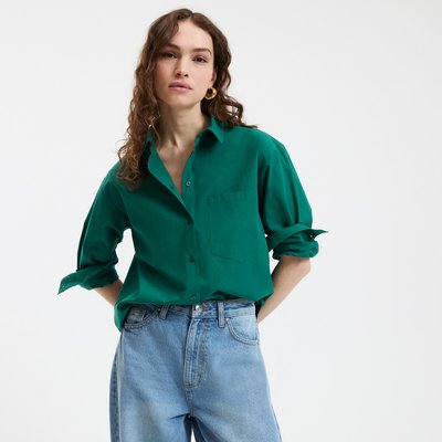 Camicia ampia in cotone, Signature MARLENE LA REDOUTE COLLECTIONS