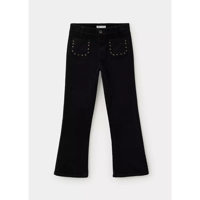 Pantalon flare velours côtelé à clous MANGO KIDS