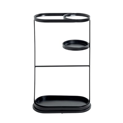 Porte parapluies en métal noir - H60 cm CALICOSY