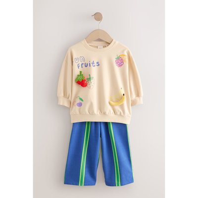 Haut manches longues pantalon large, ensemble NEXT
