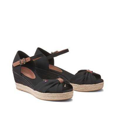 Sandalias abiertas con tacón de cuña TOMMY HILFIGER
