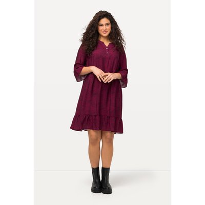 Robe midi à col tunisien et manches 3/4 ULLA POPKEN