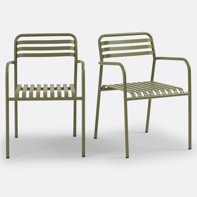 2er-Set Gartenstühle Manni, Aluminium LA REDOUTE INTERIEURS