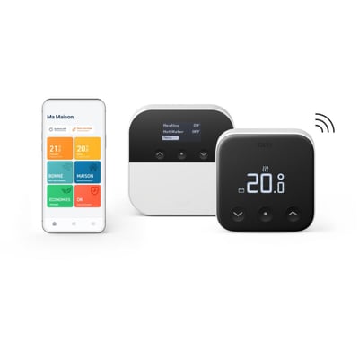 Thermostat connecté Kit X sans fil et optimiseur de PAC TADO
