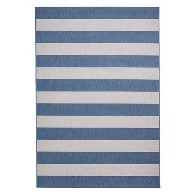 Striped Pattern Indoor/Outdoor Rug SO'HOME